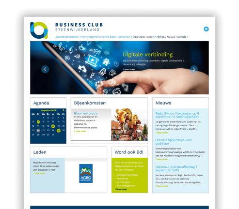 Wat hebben wij gemaakt: Website Business Club Steenwijkerland